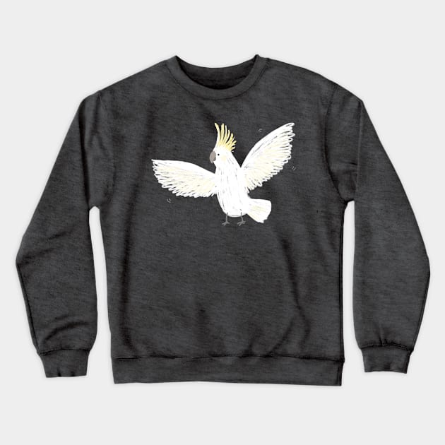 Cockatoo Crewneck Sweatshirt by Sophie Corrigan